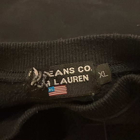 Vintage Ralph Lauren Navy Polo Jeans Company logo crewneck sweatshirt - Picture 5 of 5